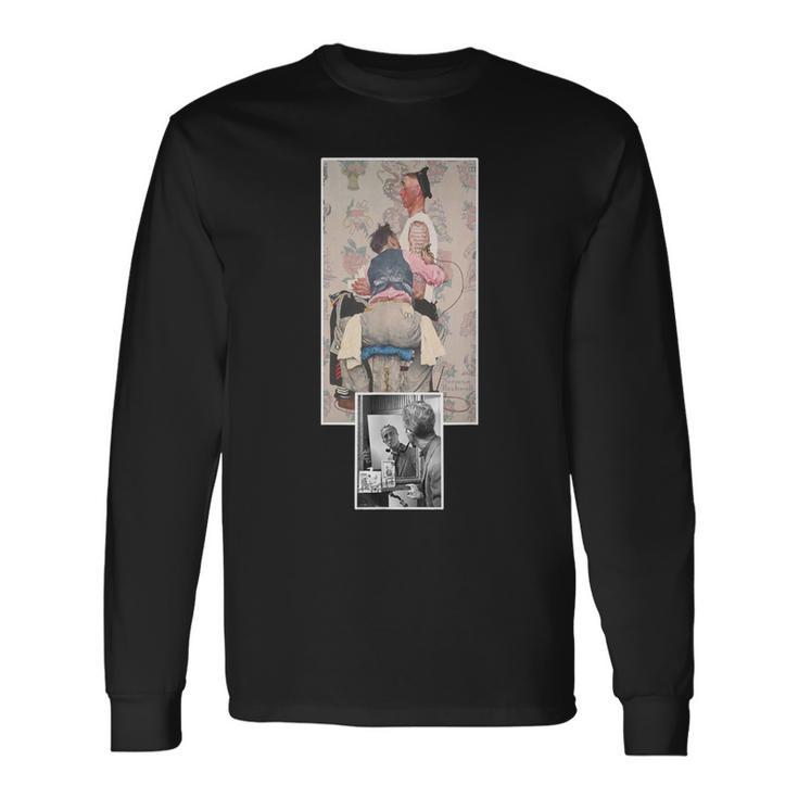 ノーマンロックウェル。 タトゥーアーティスト 長袖Tシャツ