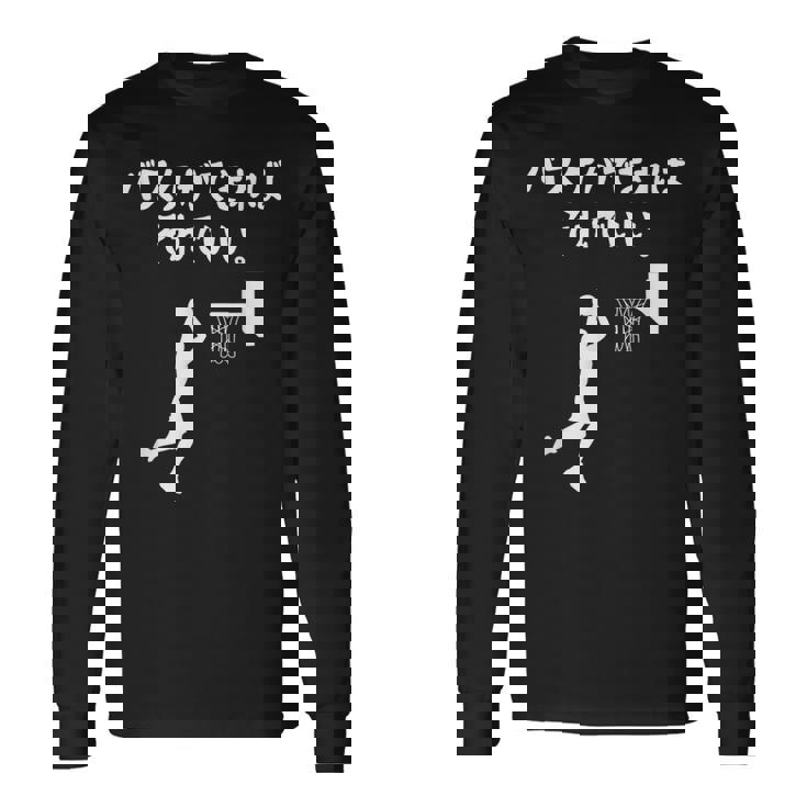 バスケができればそれでいい バスケ バスケ部 バスケットボール部 バスケ好き かっこいい バスケットマン 長袖Tシャツ ギフトのアイデア