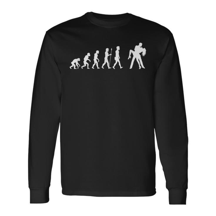 バチャータ エボリューション ダンサー ラテンアメリカ ダンスギフト 長袖Tシャツ
