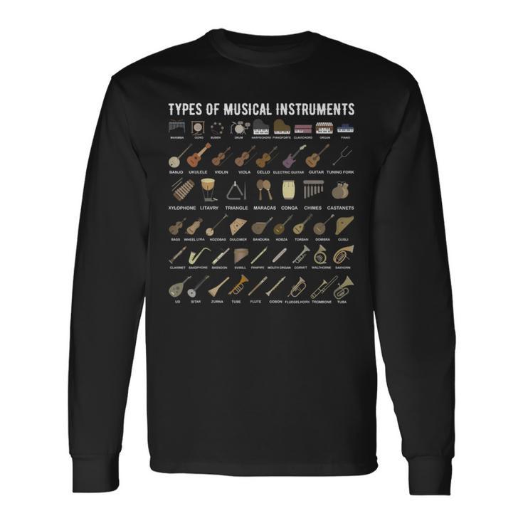 バンドクラス用楽器シャツの種類 長袖Tシャツ
