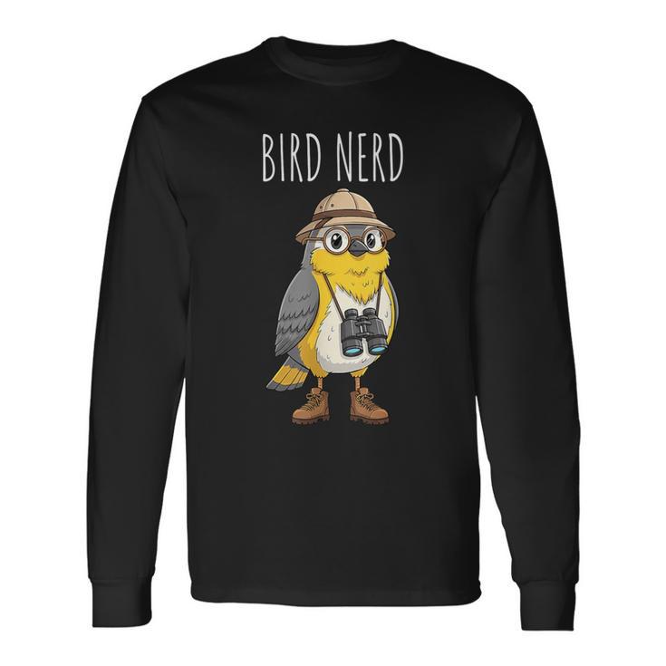 バードナードバードウォッチング 長袖Tシャツ
