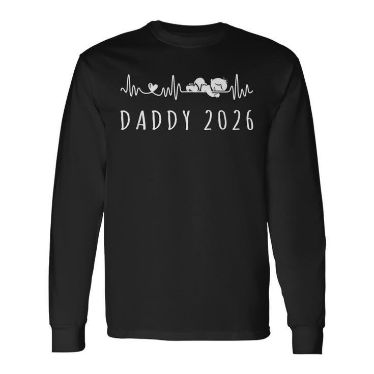 パパ 2026 ハートビート ベビー アナウンス もうすぐパパになる 長袖Tシャツ