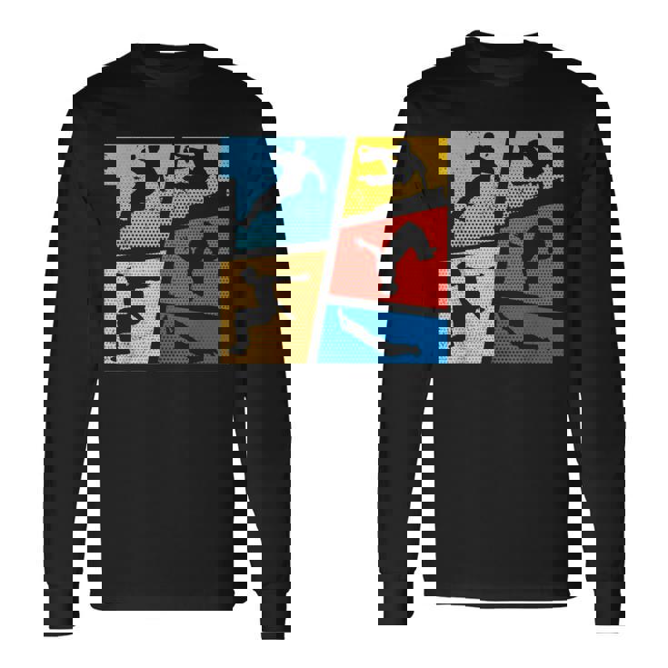 パルクール ヴィンテージ フリーランニングパルクール ランナー パルクール 長袖Tシャツ ギフトのアイデア