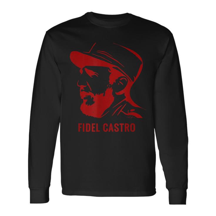 フィデル・カストロ キューバ革命 共産主義 政治 長袖Tシャツ