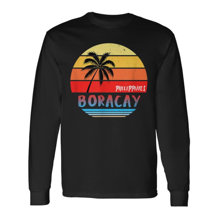 フィリピン ボラカイ 長袖Tシャツ