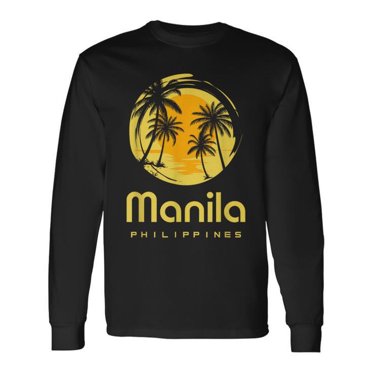 フィリピンのマニラ 長袖Tシャツ