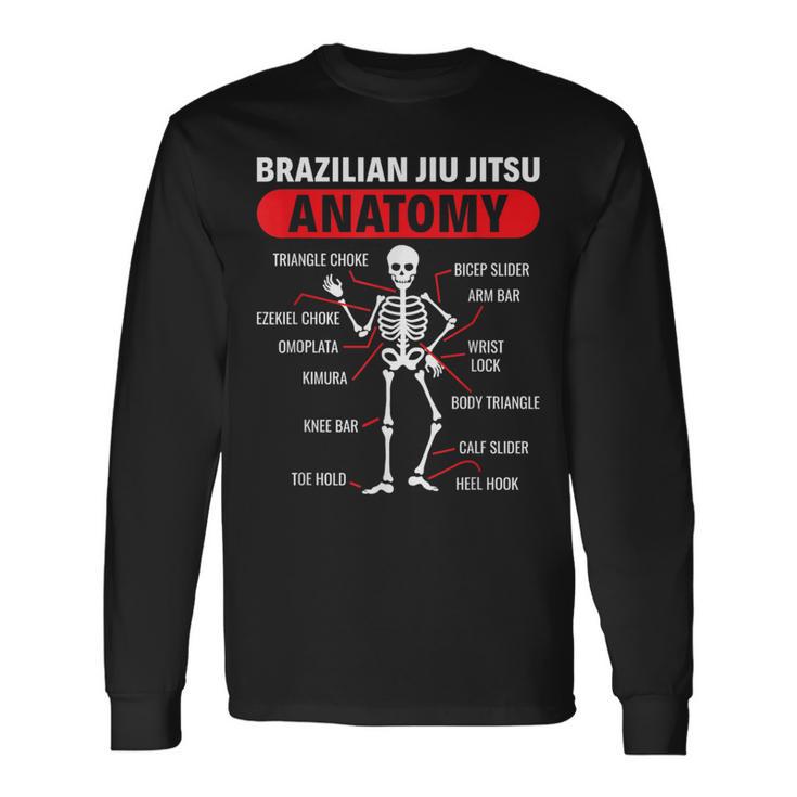 ブラジリアン柔術 解剖学 ブラジリアン柔術 長袖Tシャツ