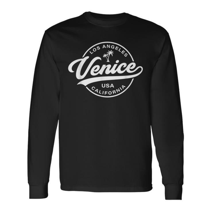 ベニスビーチ ロサンゼルス カリフォルニア バケーション 長袖Tシャツ