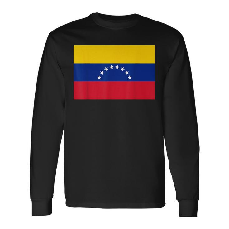 ベネズエラの国旗 長袖Tシャツ