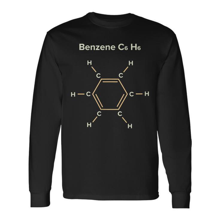 ベンゼン C6h6 長袖Tシャツ