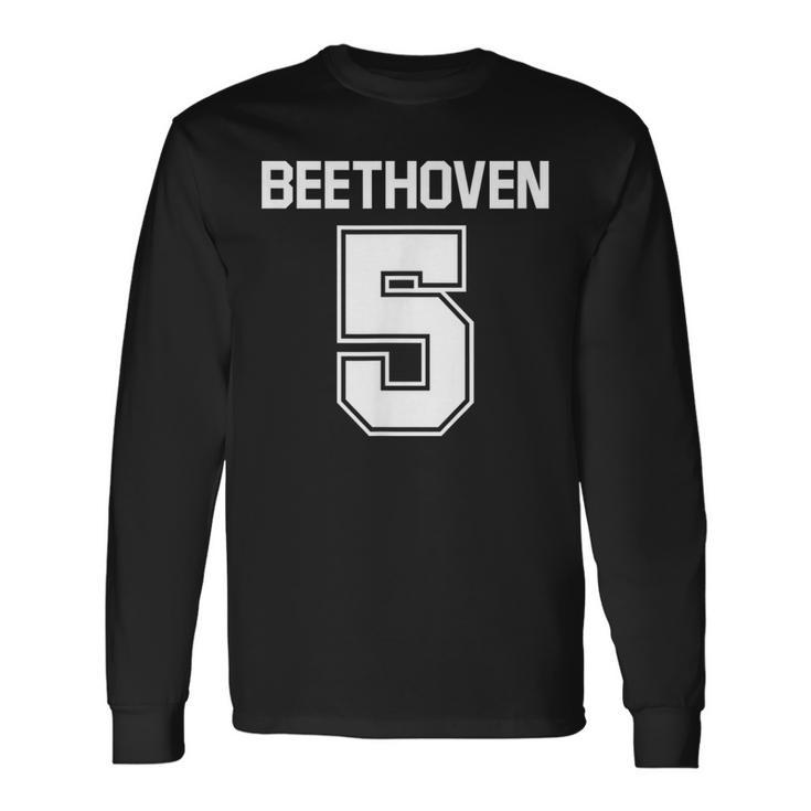 ベートーヴェン 5 第5楽章 交響曲 長袖Tシャツ