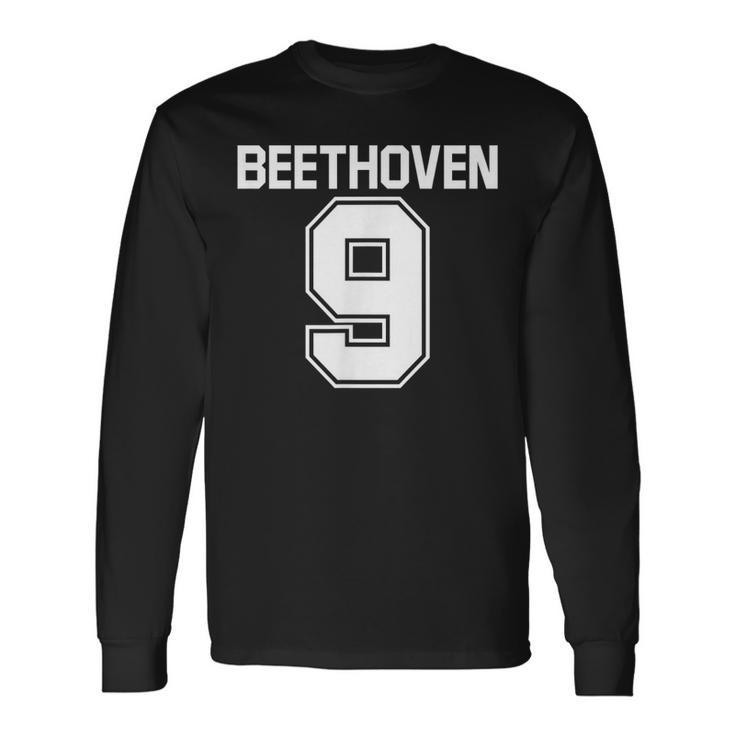 ベートーヴェン 第9番 交響曲 音楽 長袖Tシャツ ギフトのアイデア