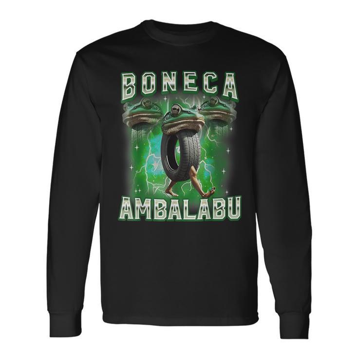 ボネカアンバラブイタリアーナブレインロット 長袖Tシャツ