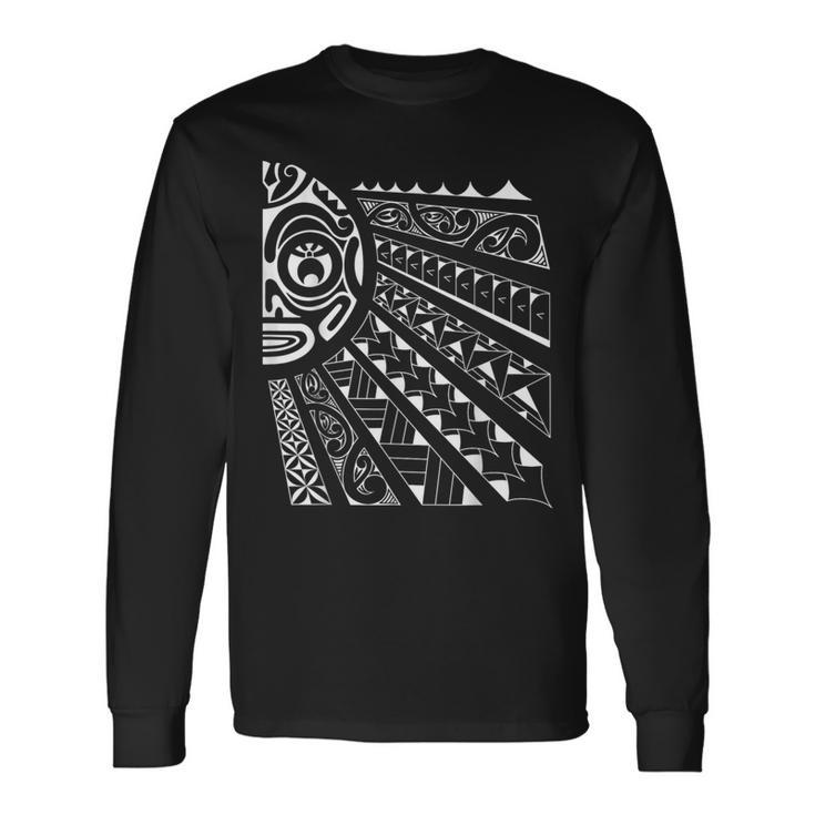 ポリネシアンティキサン 長袖Tシャツ