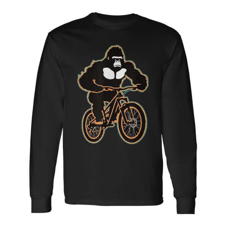 マウンテンバイク ゴリラ ダウンヒル ライダー Mtb 長袖Tシャツ