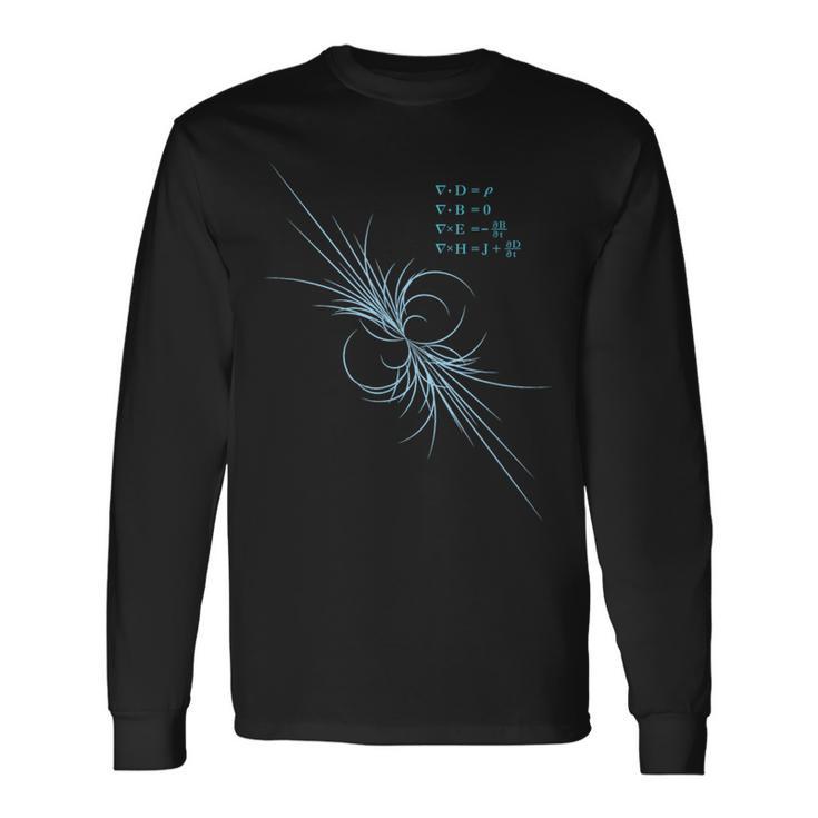 マクスウェル 方程式 物理学 研究 科学愛好家 物理学者 長袖Tシャツ