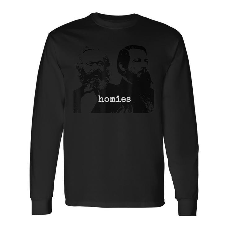 マルクス・エンゲルス・ホーミーズ 長袖Tシャツ