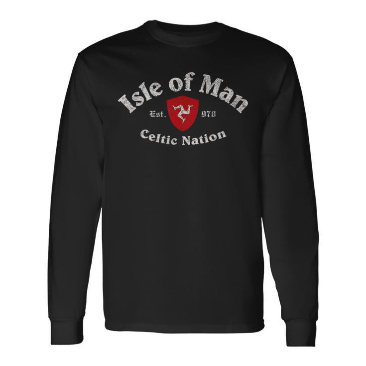 マン島 Celtic Nation Established 978 長袖Tシャツ
