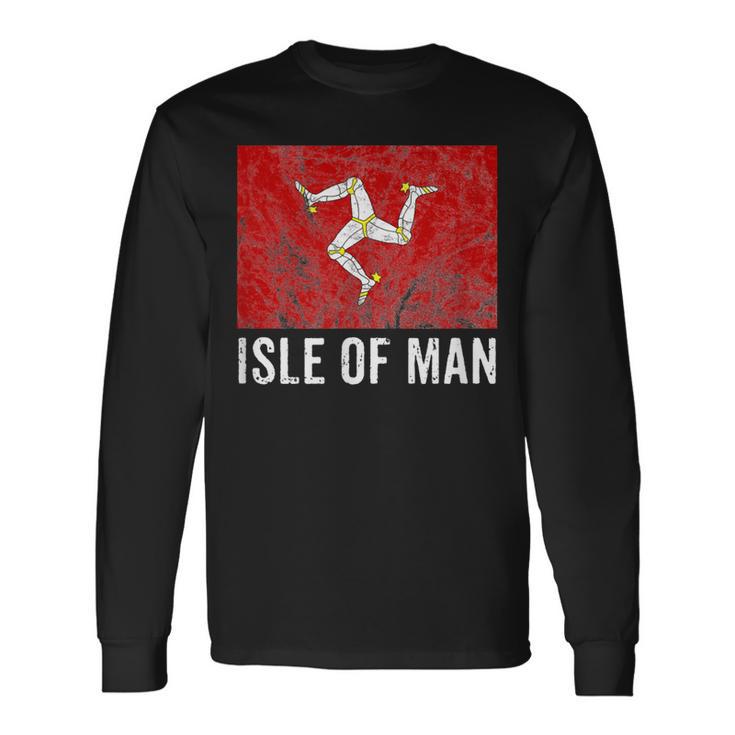 マン島旗 マンクス トラディショナル 3脚 長袖Tシャツ