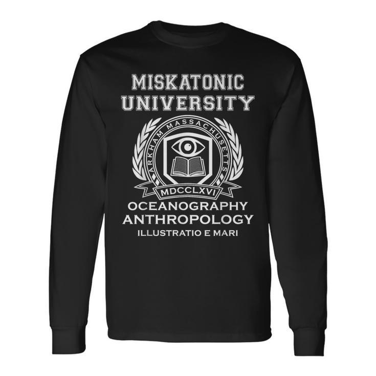 ミスカトニック大学海洋学人類学 長袖Tシャツ