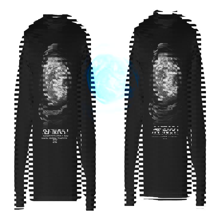 ミッション・トゥ・ザ・ムーン 2026 宇宙飛行士 アルテミス ロケット アルテミス2 長袖Tシャツ
