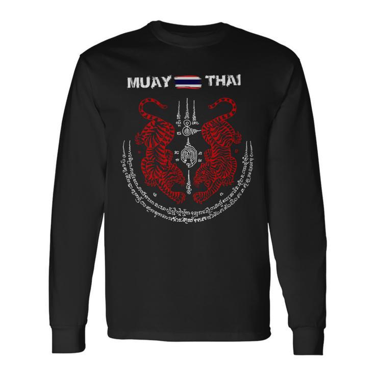 ムエタイ キックボクシング タイ 長袖tシャツ 長袖Tシャツ