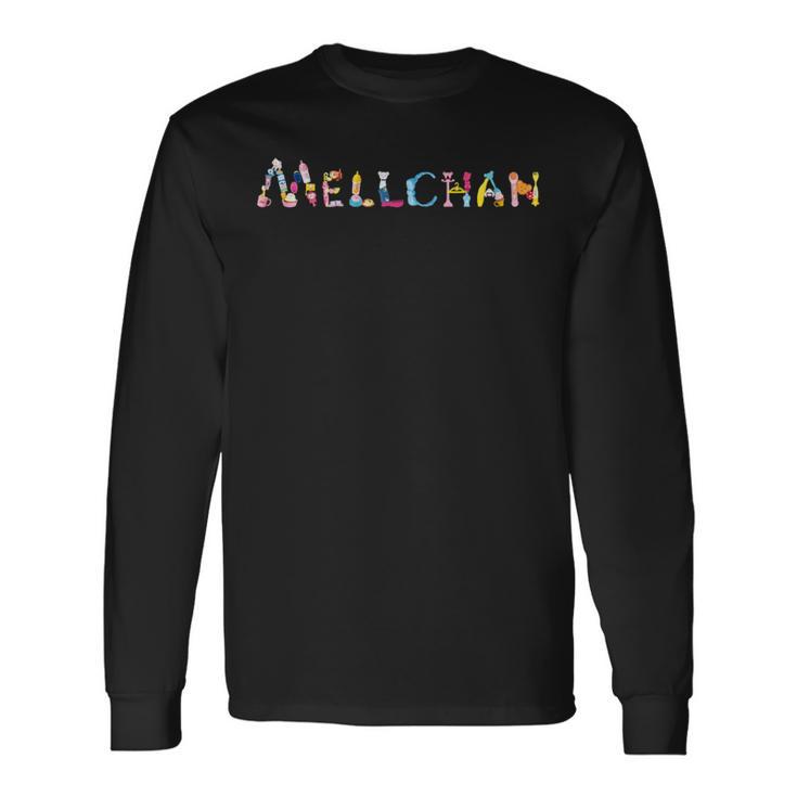 メルちゃん モチーフグラフィック 〜Mellchan ＆ Mellchan〜 長袖Tシャツ