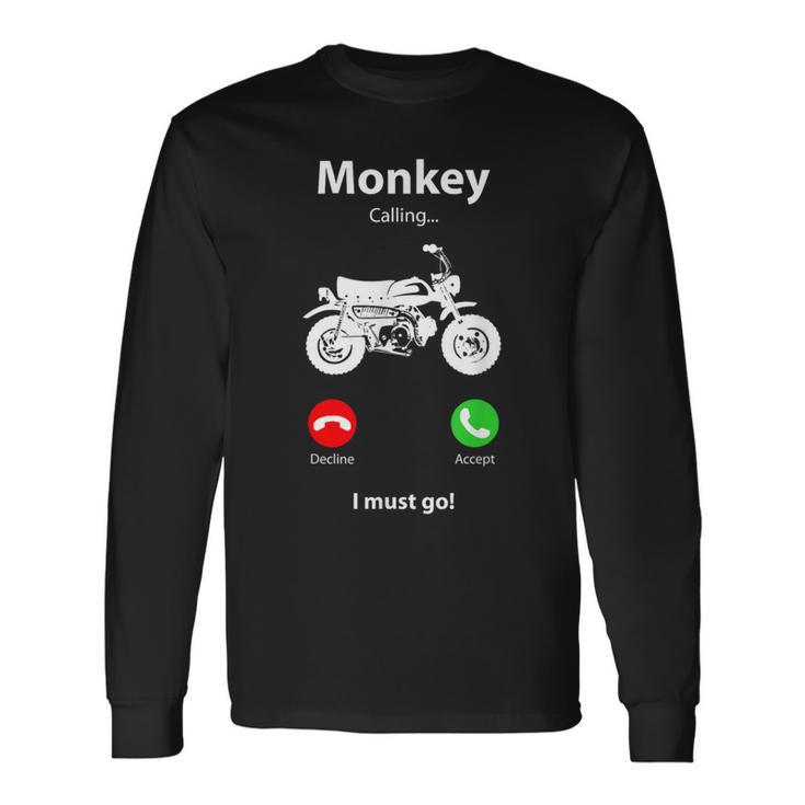 モンキー Z50 原付 バイク レトロ ヴィンテージ 日本 長袖Tシャツ