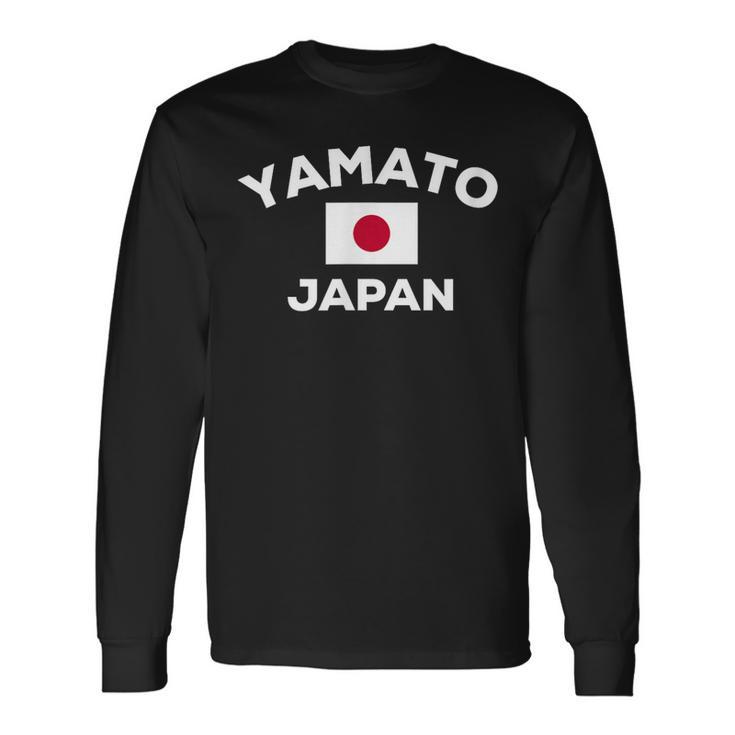 ヤマトジャパン日本国旗市 Yamato Japan Japanese Flag City 長袖Tシャツ