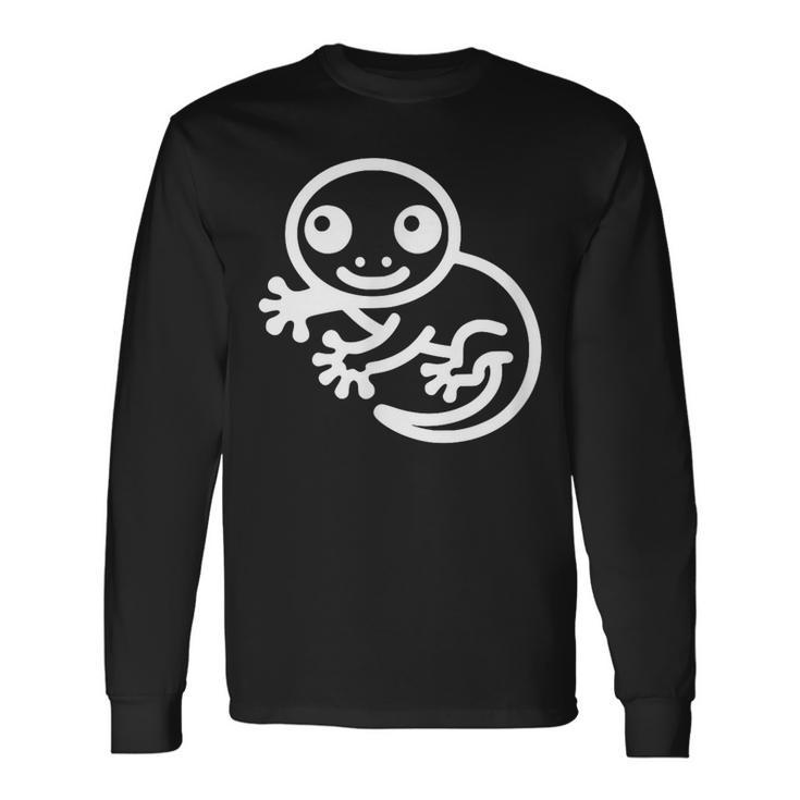 ヤモリ ペット好き かわいい アニメ ヤモリ 動物 生き物 長袖Tシャツ