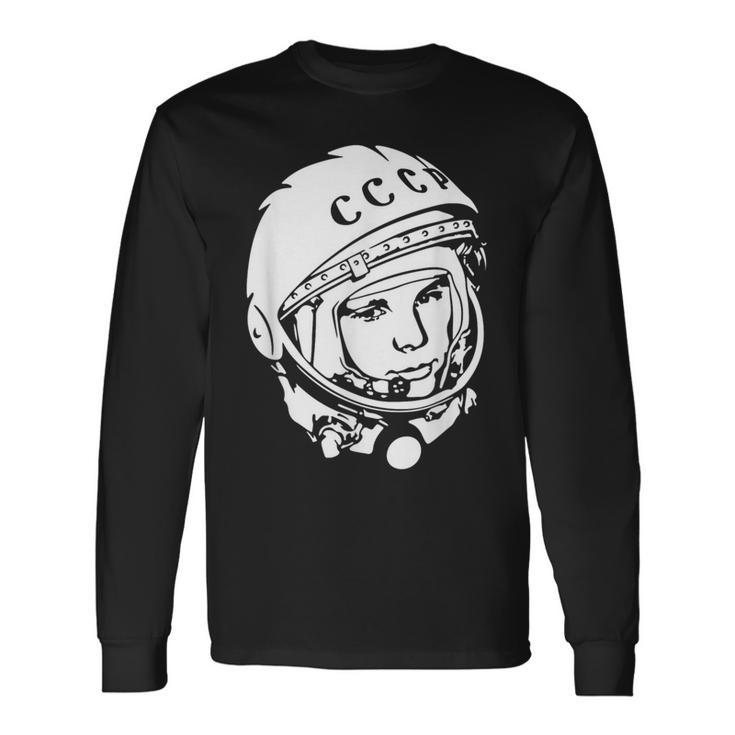 ユーリガガーリン Cccpデザイン 長袖Tシャツ