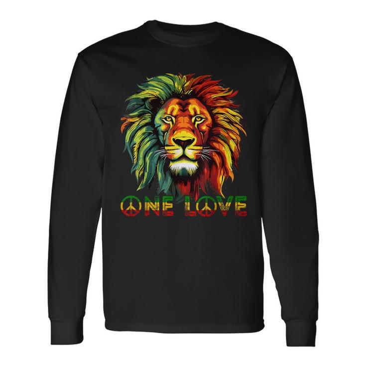 ラスタファリアンルーツ ラスタプライド ラスタファリ ラスタレゲエ ライオン 長袖Tシャツ