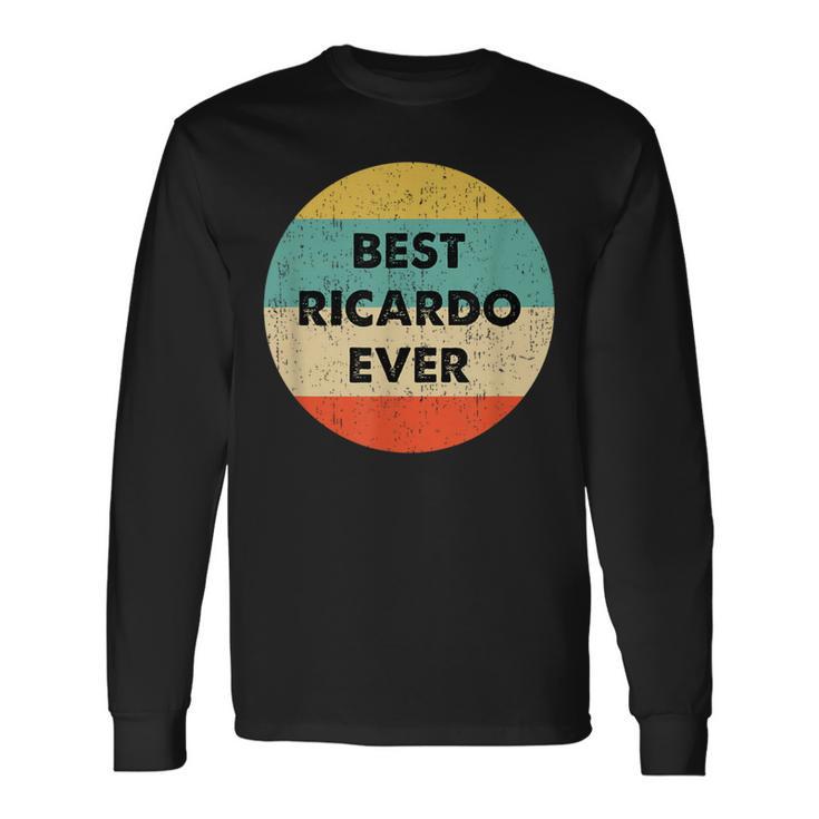 リカルド名 長袖Tシャツ