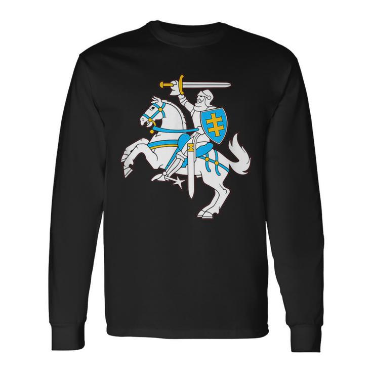 リトアニアン 紋章 ヴィティス シャツ Lietuva プライドギフト 長袖Tシャツ