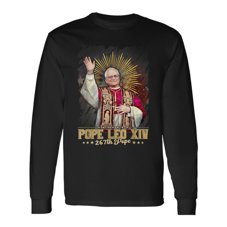 レオ14世 ローマ教皇 長袖Tシャツ
