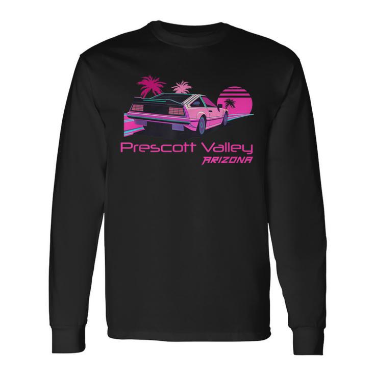 レトロ プレスコットバレー アリゾナ 長袖Tシャツ