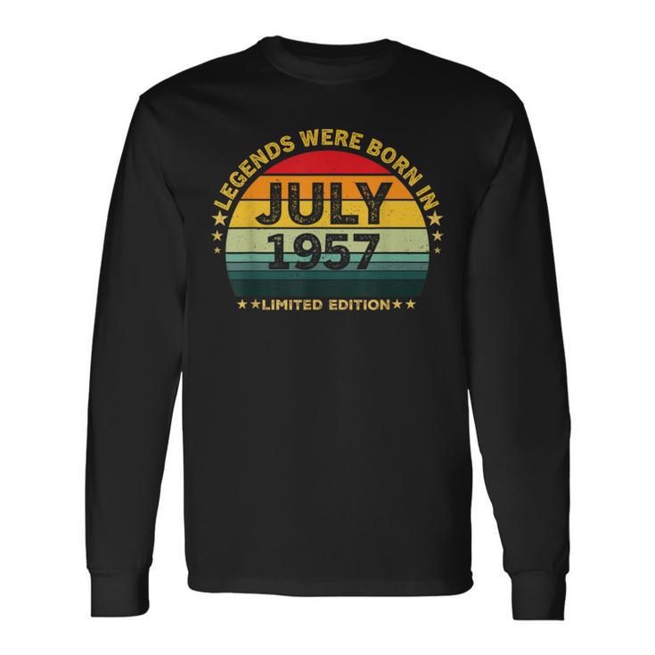 レトロな69歳の誕生日伝説は1957年7月に誕生しました。 長袖Tシャツ