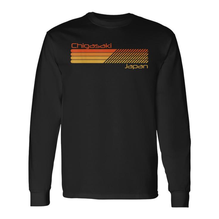 レトロ茅ヶ崎日本 長袖Tシャツ