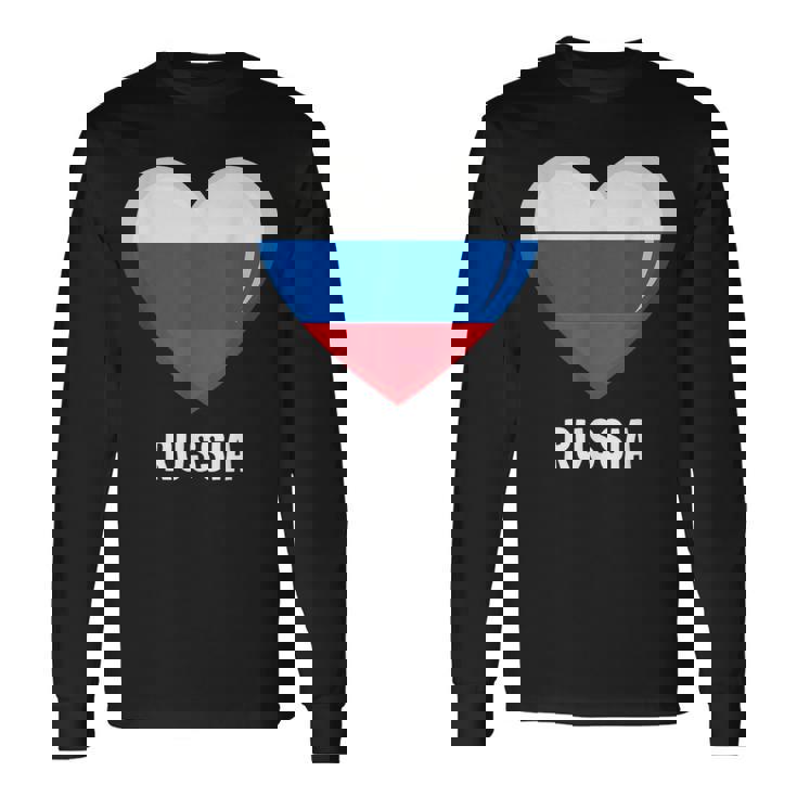 ロシア国旗シャツ 長袖Tシャツ ギフトのアイデア