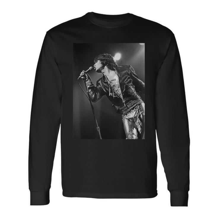 ローリング・ストーンズ ミック・ジャガー ブラック&ブルー アルバム ツアー 長袖Tシャツ