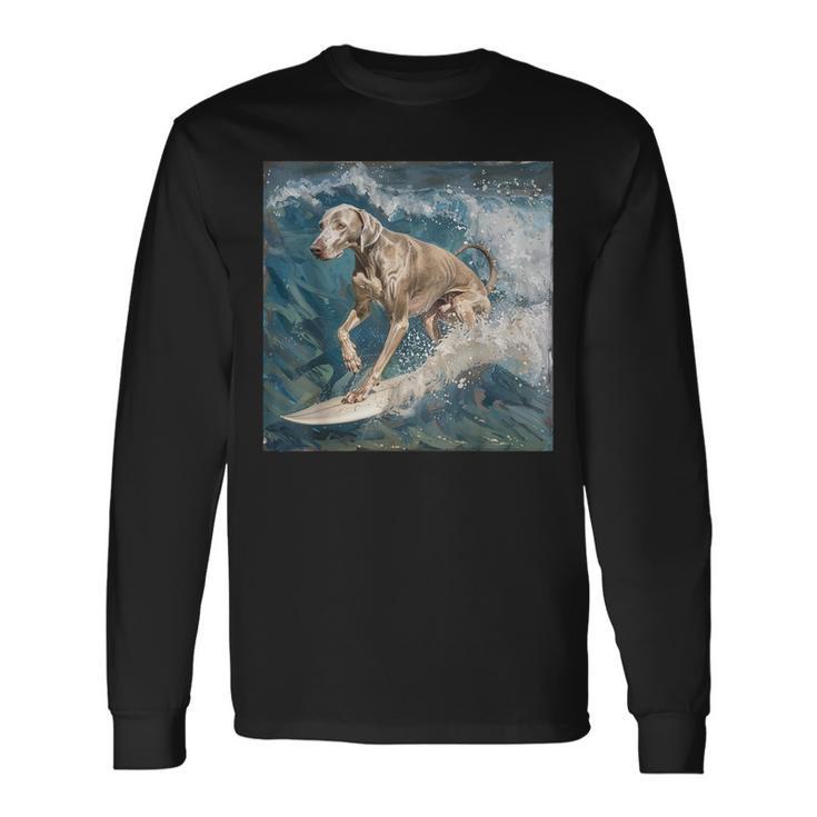 ワイマラナー犬 ワイマラナー 長袖Tシャツ