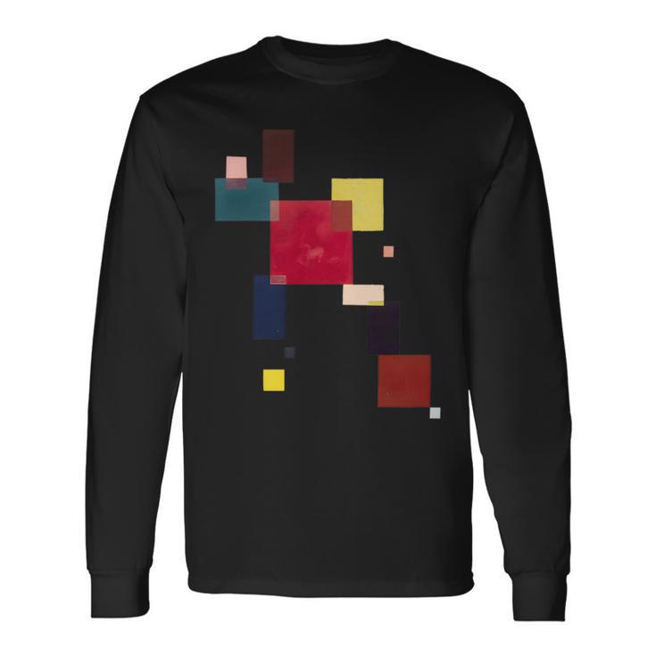 ワシリー・カンディンスキーによる13の長方形1930 長袖tシャツ 長袖Tシャツ