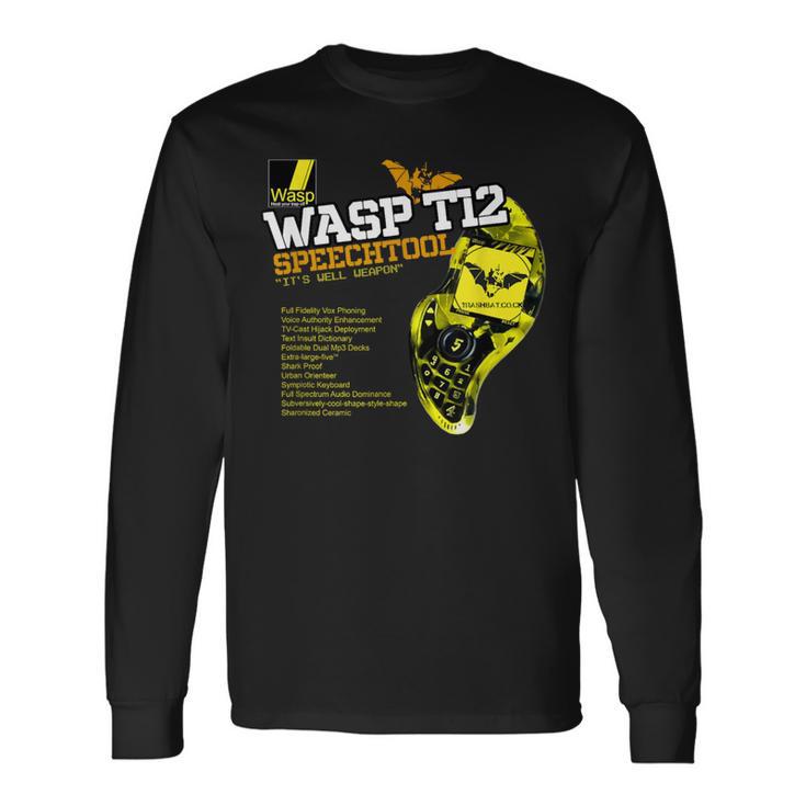 ワスプ T12 スピーチツール-イッツウェルウェポン 長袖Tシャツ