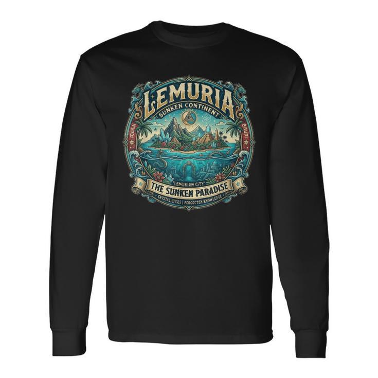 ヴィンテージ レムリア 沈没大陸 長袖Tシャツ