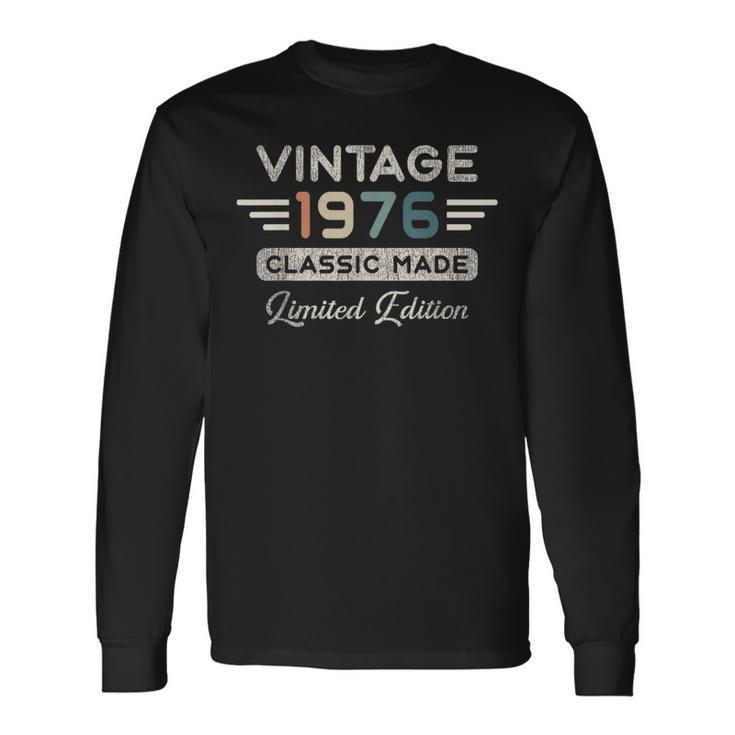 ヴィンテージ1976限定版 50歳の誕生日 長袖Tシャツ