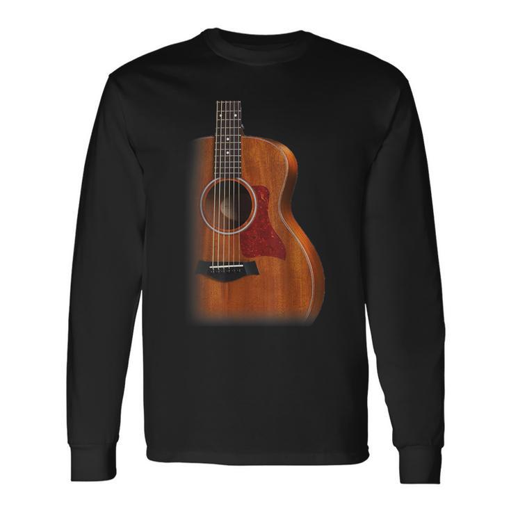 ヴィンテージアコースティックギターtシャツ 長袖Tシャツ
