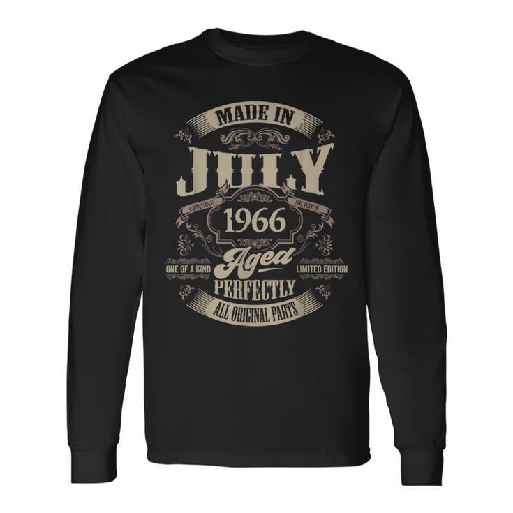 ヴィンテージ還暦伝説 1966年7月 60歳の贈り物 長袖Tシャツ