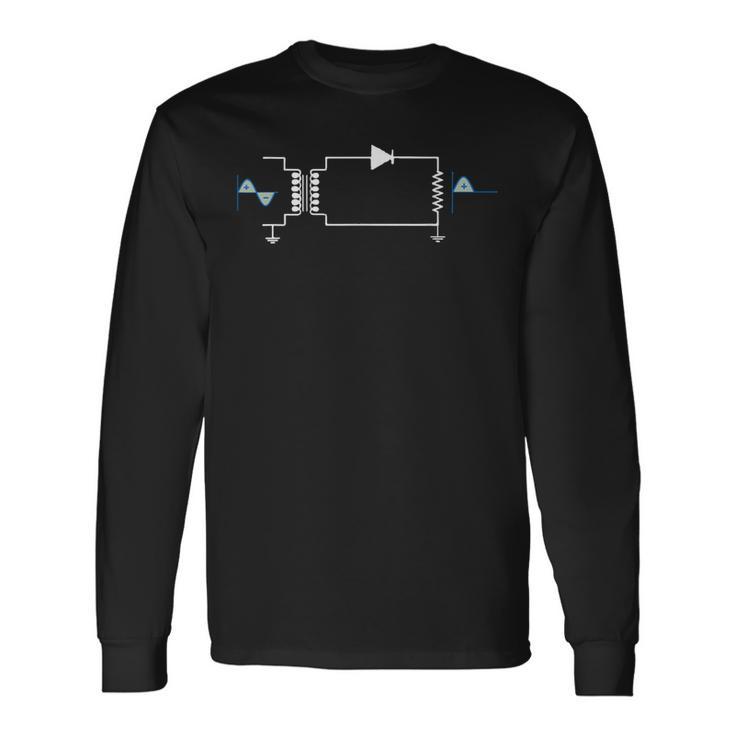 半波整流器 回路図 電気工事 長袖Tシャツ
