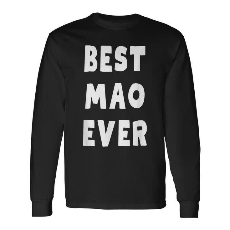 史上最高の Mao 長袖Tシャツ