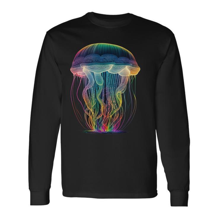 夜光クラゲ 長袖Tシャツ ギフトのアイデア